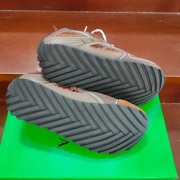 Bottega Veneta Brown and Black Sneakers